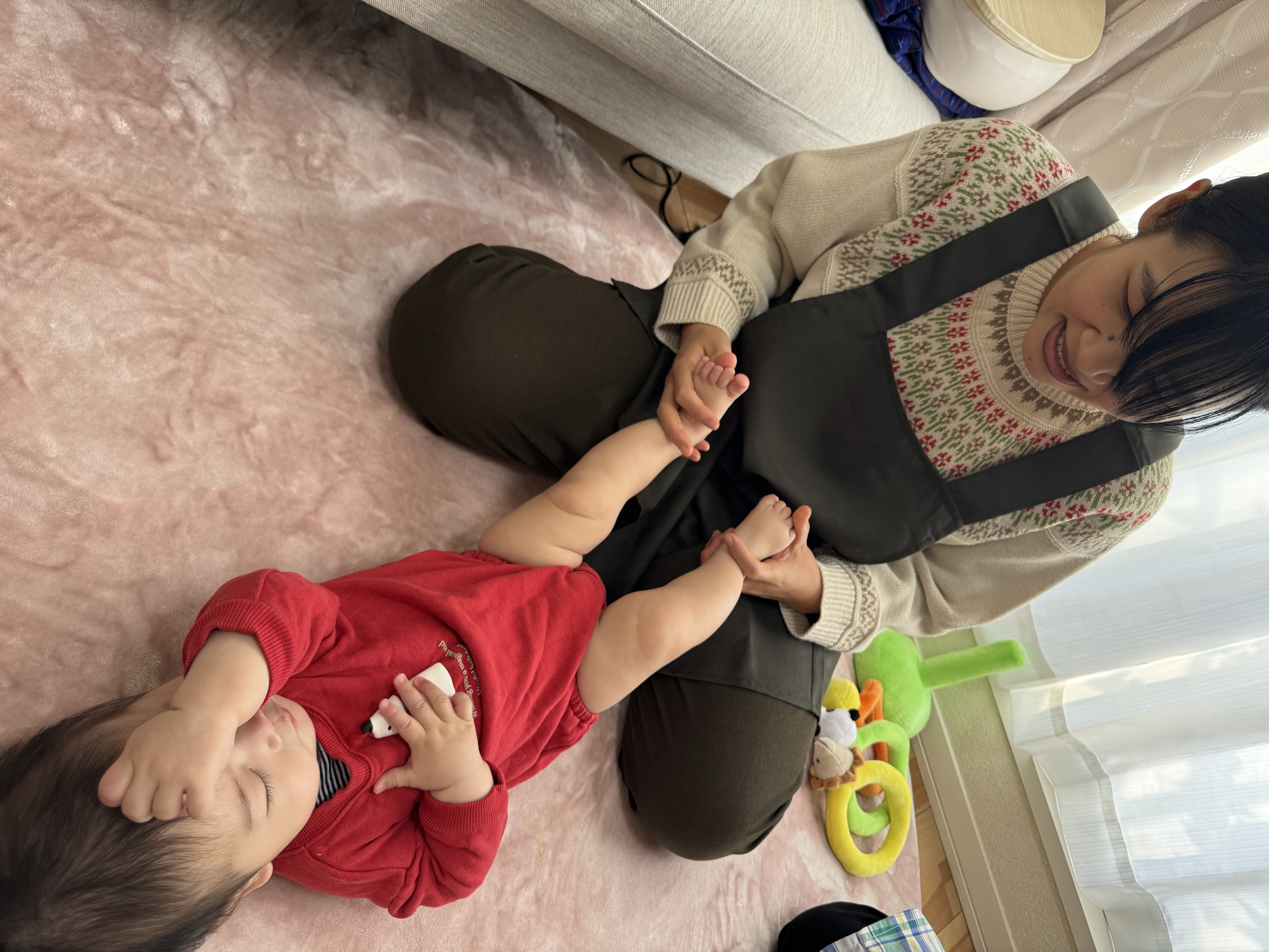 サービスメニュー ベビーマッサージ